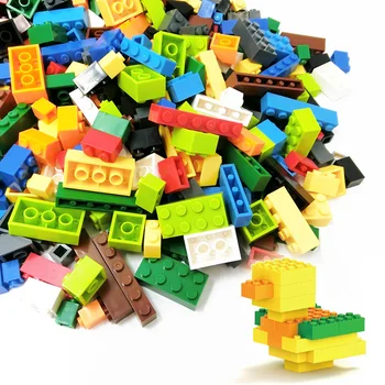 1000 Sztuk Bloków Miasto DIY Twórcze Cegły Trójwymiarowe Modele Figurki Edukacyjne Zabawki dla Dzieci są Zgodne z