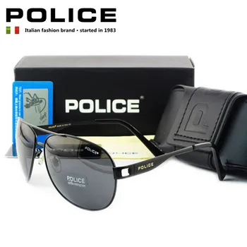 177 POLICJA Nowy Pilot Spolaryzowane Kolorowe Okulary przeciwsłoneczne, Męskie Okulary przeciwsłoneczne Do Jazdy Aluminiowe, Ramki Kolorowe Okulary Odkryty Podróży Essentials