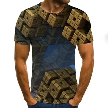 2020 3D Print Funny Men T-shirt Casual t-shirt Z Krótkim Rękawem i długim Rękawem O-Neck Fashion 3D T Shirt Men / Women Tees Top XXS-6XL