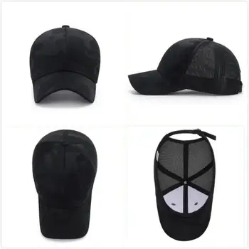 2021 Mesh Cap for Women Men Unisex Sunshade Oddychającym Outdoor Sport Cap Women Camouflage Summer Hats Leisure Simple Snapback