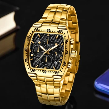 2021 Zegarki Sportowe Dla Mężczyzn WWOOR Nowy Top luksusowej Marki Ze Stali Nierdzewnej Wodoodporny Zegarek Męskie Zegarki Biznes zegarek Kwarcowy Zegarek