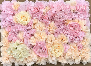 3D Sztuczne Kwiaty na Ścianie Tło Dekoracje Ślubne Kwiat Pasek Mata 60*40 CM Kolor Gradientu