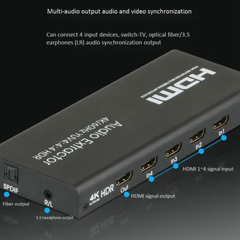 4K HDMI 4X1 o Splitter ARC SPDIF EDID 4 in 1 Out HDMI Converter Switch Przełącznik Adapter