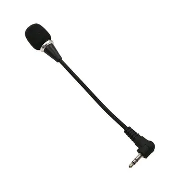 5 szt. Notebook dedykowany / skręcony pręt mikrofon / tablet / 3,5 mm mikrofonu zewnętrznego mini-mikrofon