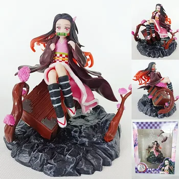 Anime Demon Slayer Kimetsu no Yaiba Nezuko Kamado PVC Figurka Anime Figurka Model Zabawki Kolekcja Lalka Prezent
