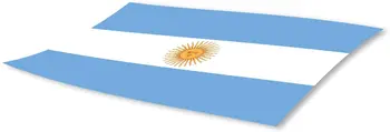 Argentyna Flaga Naklejki Nadaje się do Samochodów Moto drzwi i okna Komputer Naklejka Wózek Etui Ściany Fartuch Wodoodporny
