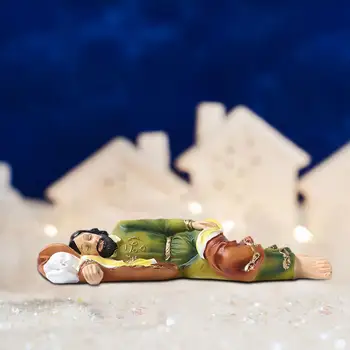 Chrystus Boże Narodzenie Jezusa Ornament Religijny Szopka Rzemiosło Żywicy Prezenty Katolickie Miniatury Rysunek Wystrój