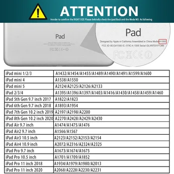 Etui do Apple iPad Air 4 3 2 1 A2316/Mini 1 2 3 4 5 A1599/iPad 2 3 4 5 6 7 8 A2428/pro 9.7