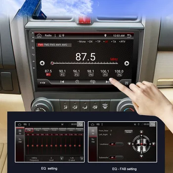 Eunavi 2Din GPS Samochodowy odtwarzacz Multimedialny Honda CRV 2007 2008 2009 2010 2011 Ekran Dotykowy DSP RDS Radio Nawigacja Radio WIFI