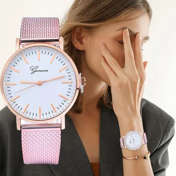 Kobiety Klasyczny zegarek żel krzemionkowy Zegarek Bransoletka Zegarek Kwarcowy Zegarek Prezent luksus Reloj de dama Montre femme reloj mujer