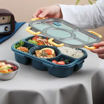 Lunch-Box 5 Oczek Przenośny Dorosły Szczelny Pojemnik Żywności Piknikowy