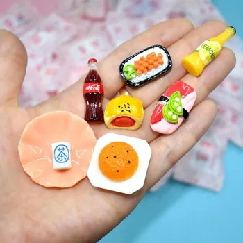 Matnia DIY Miniaturowa Jedzenie Grać matnia Napój I Przekąski matnia Grać Supermarket Zabawki Akcesoria Model Zabawki