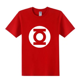 Nowy Green Lantern koszulka Męska Teoria Wielkiego Wybuchu Koszulka z Wysokiej Jakości Bawełny Sheldon Cooper Super heroT Koszule Mężczyźni