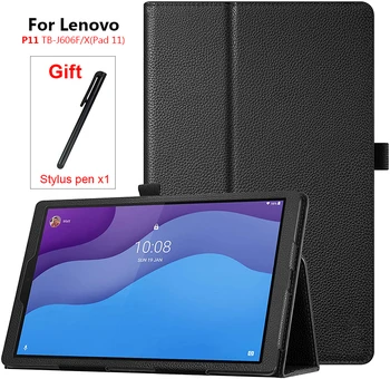 Nowy tablet Pu Etui do Lenovo Tab P11 TB-J606F TB-J606X (2020) Etui do Lenovo Tab P11 (Pad 11) 11