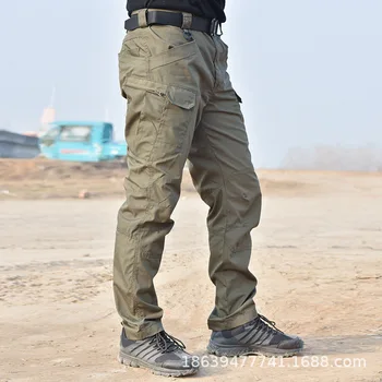 Odkryty spodnie konsul taktyczne spodnie miasto tajne spodnie wojskowe wentylator IX7 kieszonkowe kombinezony bojowe spodnie piesze wycieczki spodnie mężczyźni