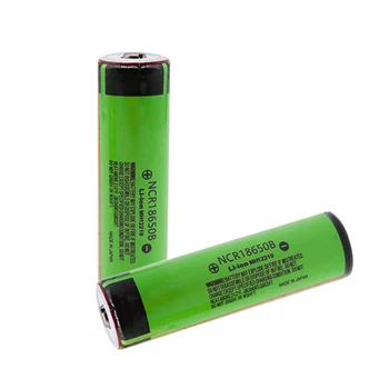 Oryginalna zabezpieczona akumulator litowo-jonowy 18650 NCR18650B 3.7 V 3400mAh do użytku flashlig+PCB
