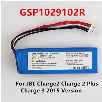 Oryginalny GSP1029102R 6000 mah Zamiennik Akumulatora Do JBL Charge 2 Plus Charge 2+ charge 3 Wersja P763098 Baterii