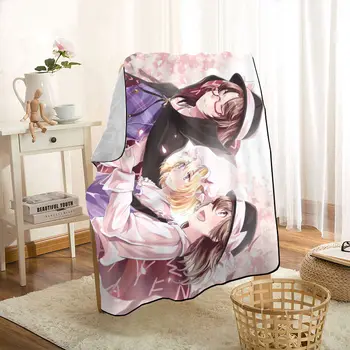 Renko Usami Anime Girl Blanket Custom Super Soft Warm Kwacze Fabric Blanket For Couch Throw Travel Adult Blanket 0318