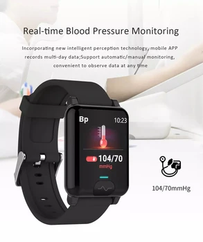 Sport 2021 Smart Watch Mężczyźni Kobiety Temperatura Ciała Zegar EKG+PPG tętno Monitor Ciśnienia Krwi Inteligentny Bransoletka dla Androida i IOS