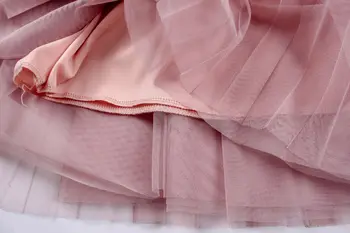 Spódnica Z Tiulu Damskie Elastyczne Różowe Plisowane Spódnice 2021 Wiosna Lato Koreański Wysoka Talia Siatki Długie Spódnice Tutu Wakacje
