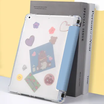 Tablet Case for iPad 8th Generation 8 2020 with Pencil Holder 10.2 Trifold Stand Tablet Cover Case for iPad 10.2 7th 7 Gen