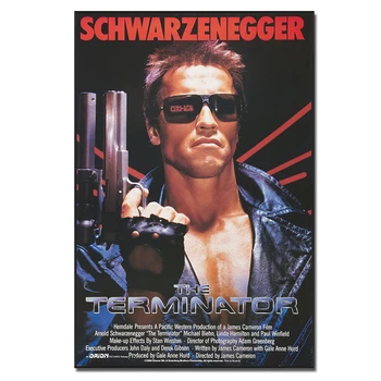 Terminator Plakat T-800 Jedwabne Artystyczne Reprodukcje Ścienne Decor Tkanina, Malarstwo Obrazy 40x60/60x90 cm Plakaty filmów