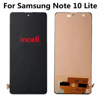 TFT Incell Do Samsung Galaxy Note 10 lite Lcd N770F/DS N770F/DSM z рамным wyświetlacz Ekran Dotykowy Digitizer note10 lite N770