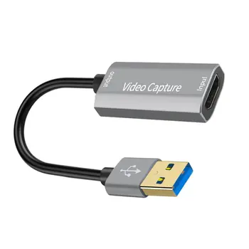 USB 3.0 Video Capture Card 1080P 60fps 4K HDMI Video Grabber Box dla Macbook PS4 Game Camera Recorder Live Streaming