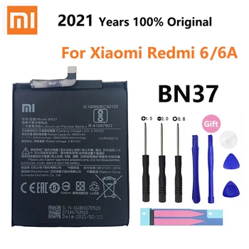 Xiao Mi Original Battery BN37 3000 mAh dla Xiaomi Redmi 6 Redmi6 Redmi 6A Wysokiej jakości Bateria do wymiany telefonu