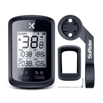 XOSS G GPS Bike Cycling Computer Wodoodporny IPX7 Bluetooth 4.0 ANT+ G PLUS Cadence Speed Heart Rate Backlight Prędkościomierz