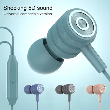 Y01 In-Ear Słuchawki Przewodowe z mikrofonem 3,5 mm Słuchawki Do Muzyki, Gier Sportowych Ciężki Bas Dźwięk Stereo zestaw Słuchawkowy Do telefonów komórkowych