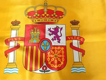 ZXZ Spain flag 90x150cm ESP ES espana spainish spain flag 3x5 Metrów Super Poly football FLAG Indoor Outdoor