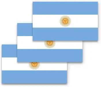 Argentyna Flaga Naklejki Nadaje się do Samochodów Moto drzwi i okna Komputer Naklejka Wózek Etui Ściany Fartuch Wodoodporny - 