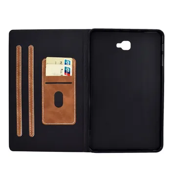 Etui do tabletu Samsung Galaxy Tab A 6 A6 2016 10,1-calowy PU leather smart case dla Funda Galaxy Tab T580 T585 SM-T580 10 1 Case - 