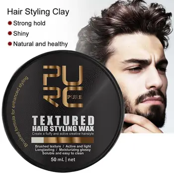 Hair Clay Strong Hold Hair Gel Wax For Men Trwały Suchej Oleju Wosk Stereotypy Włosów zapach Balsam Do Stylizacji Włosów Typ F2L2 - 