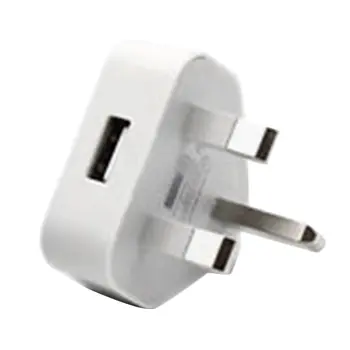 UK Plug 3 Pin USB Plug Adapter Ładowarki Power Plug Ścienne Gniazda USB Porty Dla Telefonów Tabletów Płatne Urządzenia Do Podróży do Domu - 