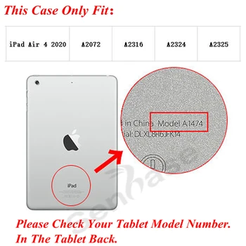 Dla iPad Air 4 4th Gen 10.9 inch 2020 A2325 A2324 A2316 A2072 Case EVA Foam Portable Kids Safe Противоударная podstawka Etui na tablet - 