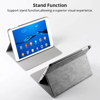 Huawei MediaPad T3 10 AGS-L09 Honor Play Pad 2 9.6 Slim Flip Stand Tablet Cover for Huawei T3 10 AGS-L03 AGS-W09 Funda +Film - 
