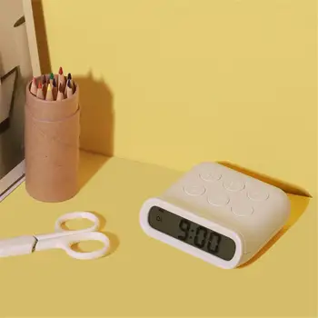 Mini-Budzik Z wyświetlaczem LCD светоизлучающий Student Oszczędny Dom Cichy Elektroniczny Timer do Makijażu - 